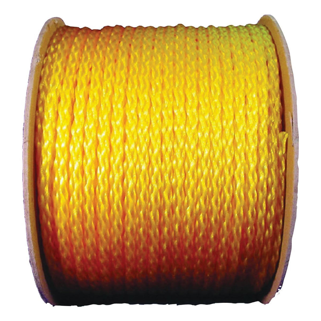 1/4x22 x 1000& Yellow Braided Rope Q77436