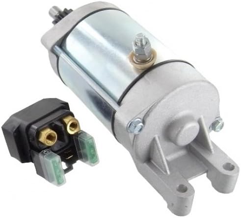 Starter & Solenoid Relay Replacement for Yamaha YFM660 Raptor ATV, Pack of 2 O402