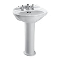 Cotton Pedestal Lavatory Q949