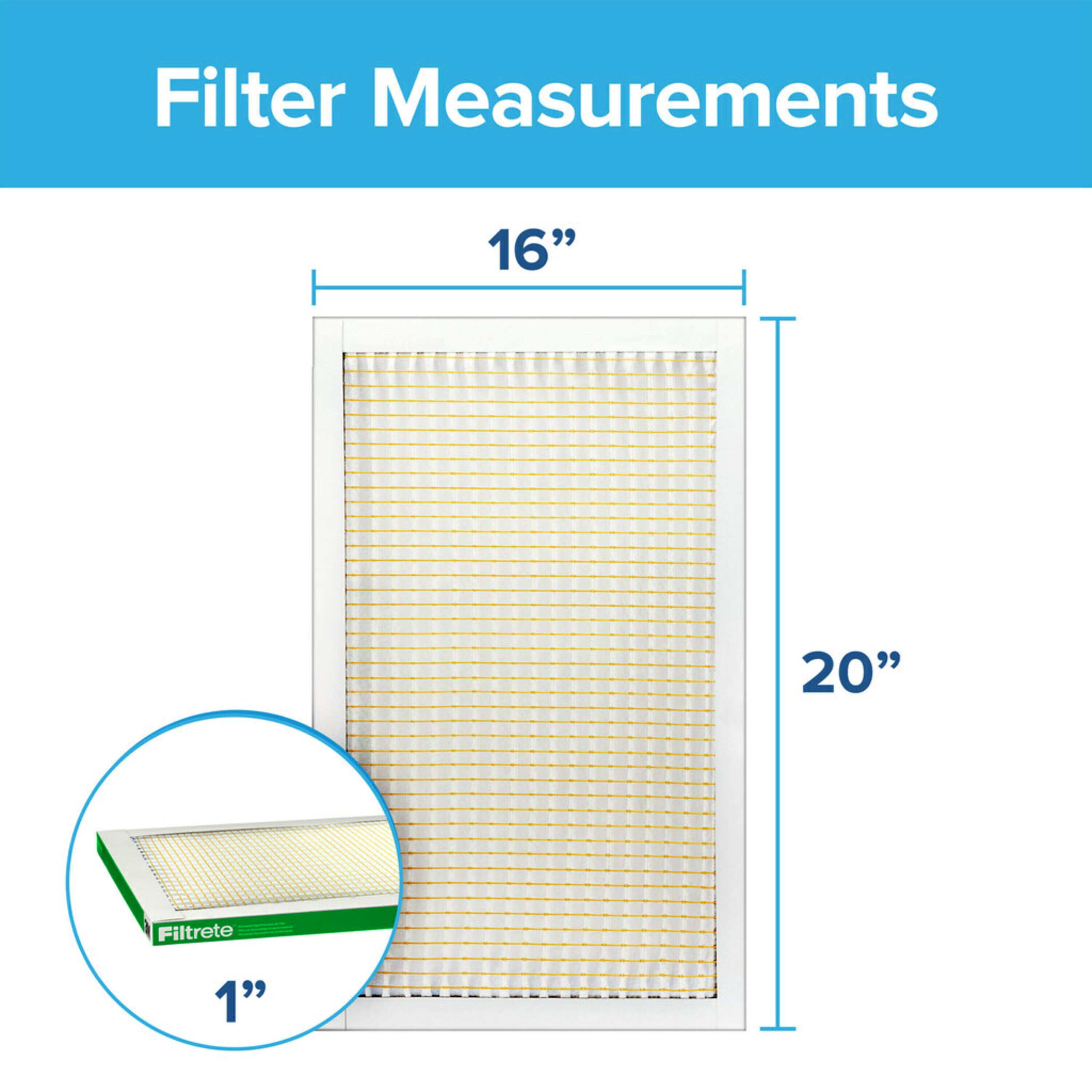 16x20x1 MERV 8 Air Filter B7806