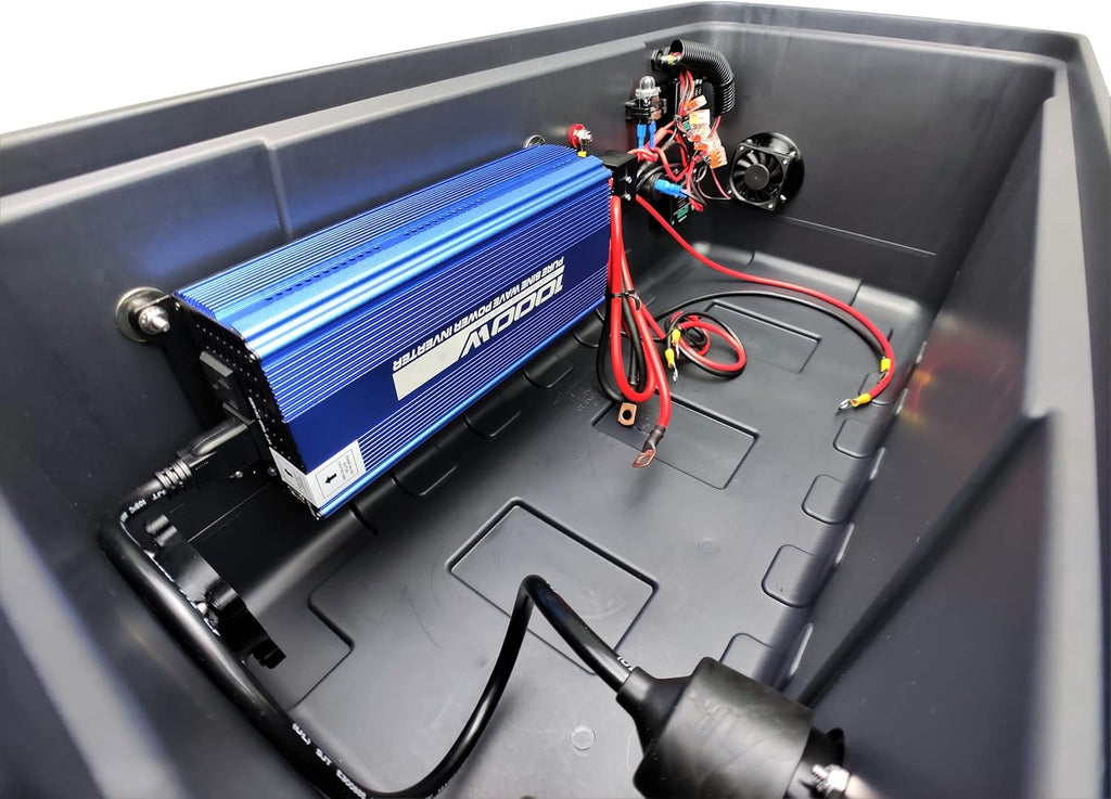 Waterproof MPPT Solar Generator Battery Box with 5000W Inverter M914014