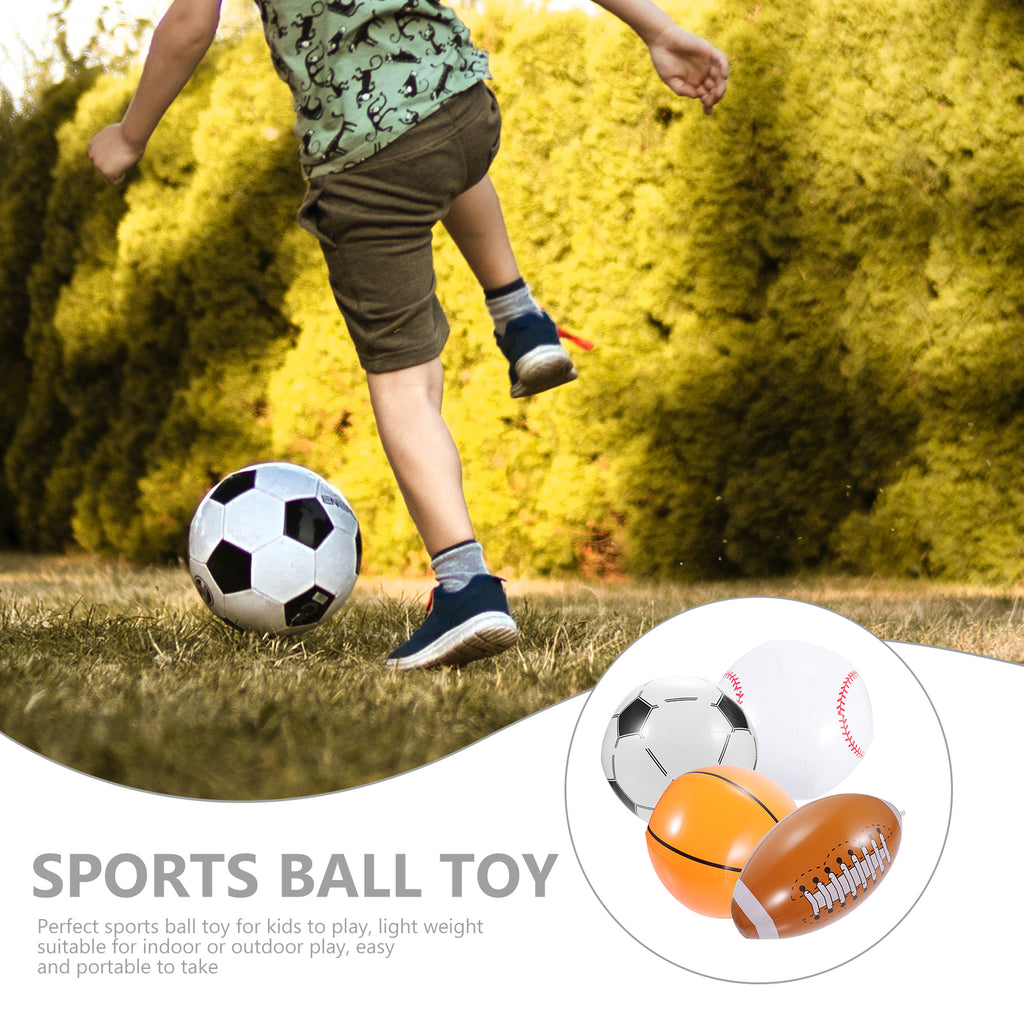 Inflatable Beach Toddler Baseball Football Outdoor Playing Balls E795268