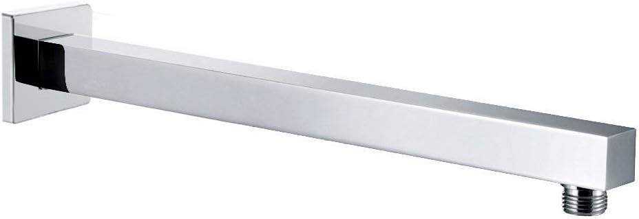 Brushed Nickel 16 Inches Shower Extension Arm with Flange, Pack of 2 K830130