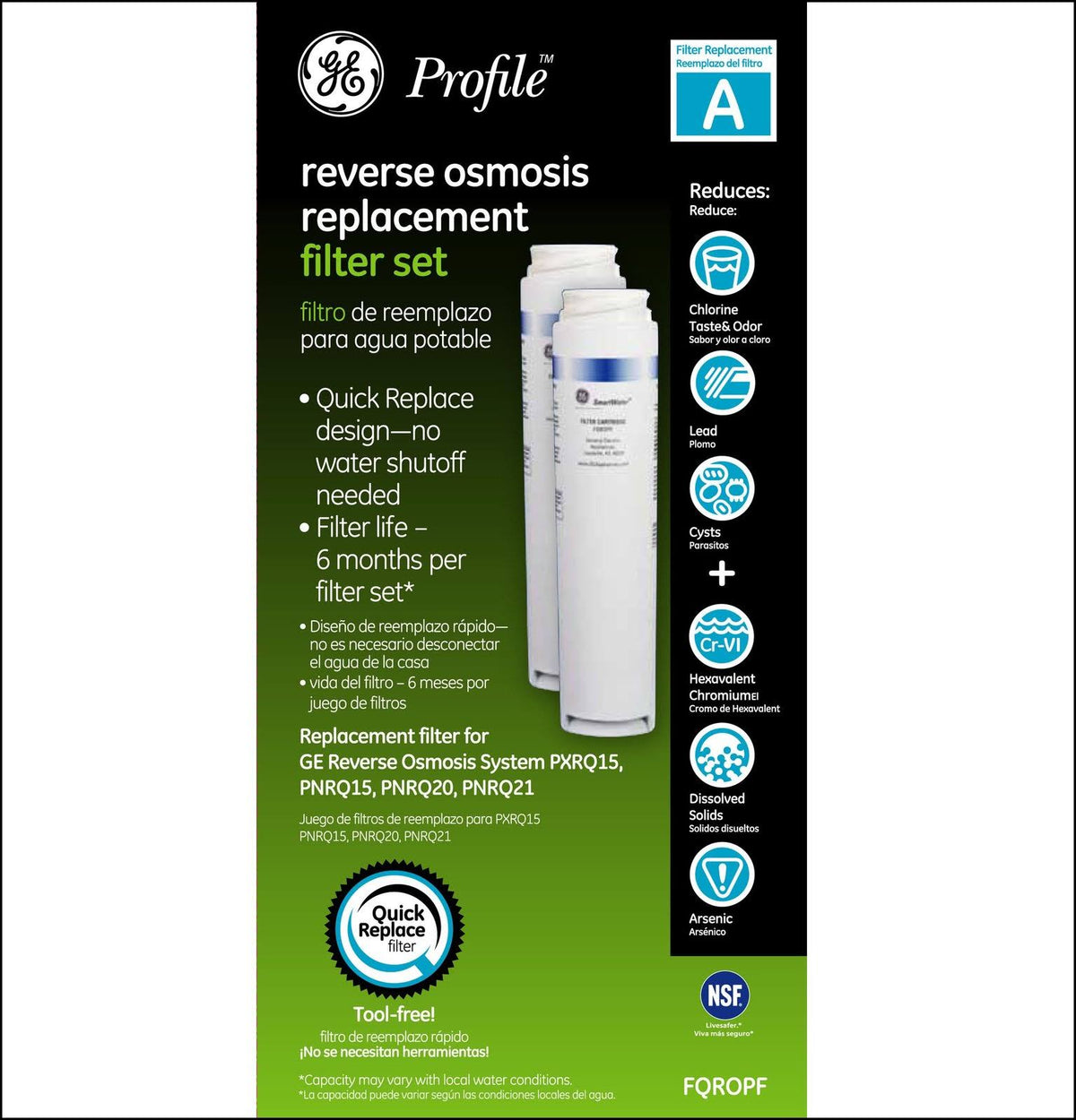 REVERSE Osmosis Replacement Filter Set G321674