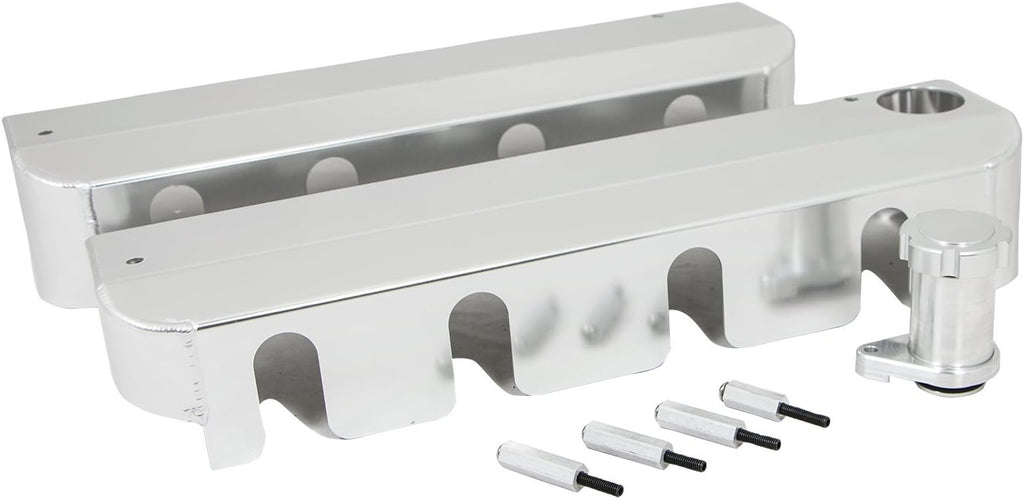 Polished LS1 Fabricated Coil Cover with Oil Filler I91480