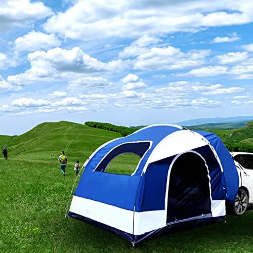 SUV Tent 8' W x 8' L x 7.2' H Blue and Gray F5909