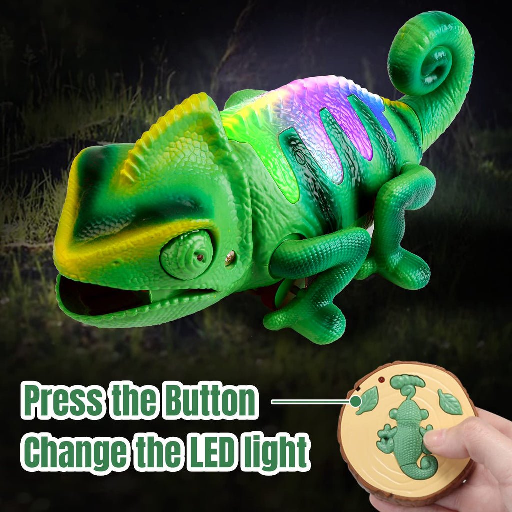 RC Robot Lizard Toys with LED Light Up H455507