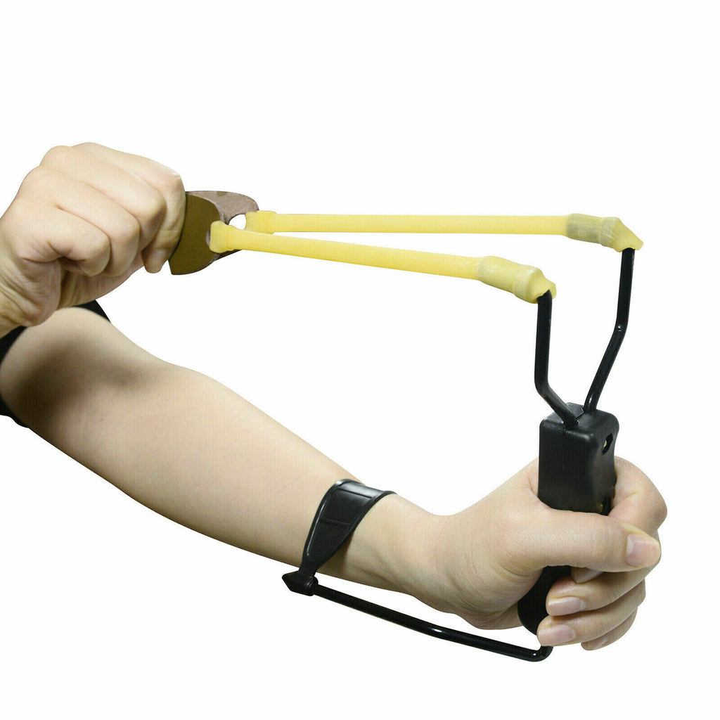 Hunting Folding Wrist Brace Slingshot Catapult B893042