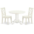 3PC Round Table and 2 Chairs Y736