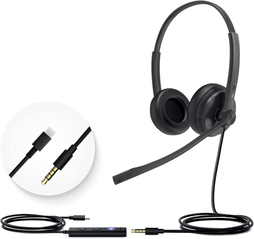 Wired Noise Cancelling Stereo Headset with Microphone K2284