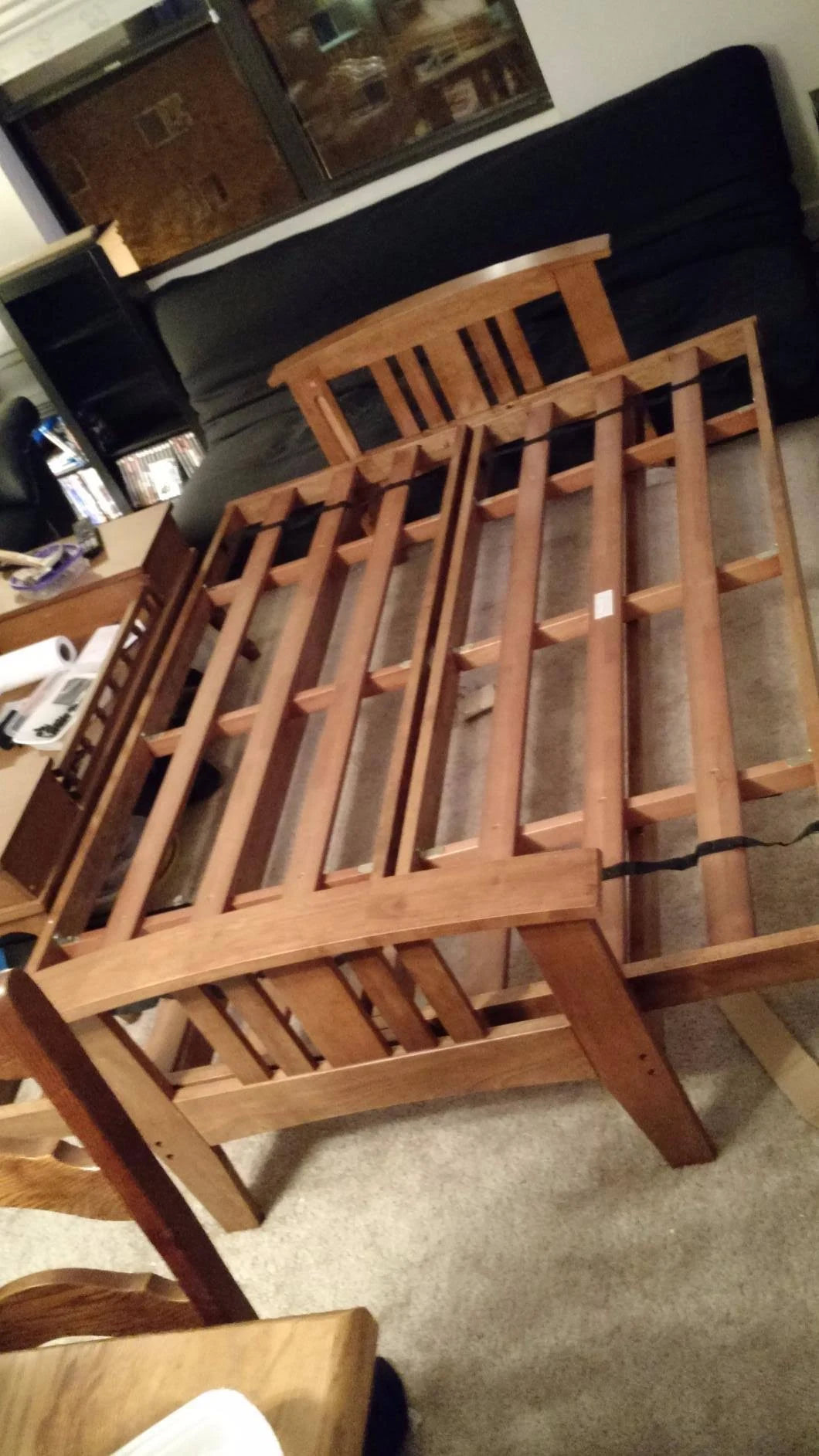Full Size Wood Futon Frame K32175