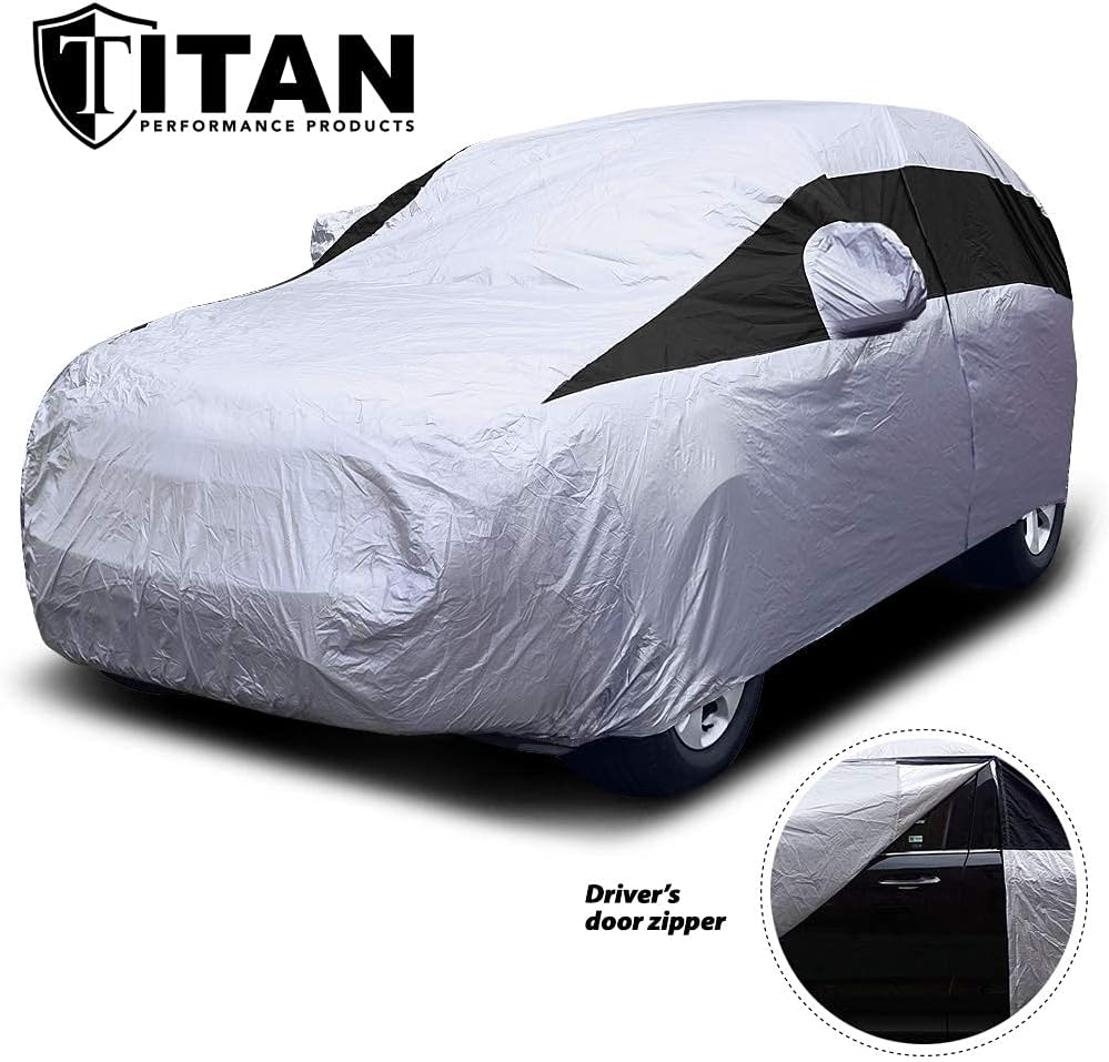 Lightweight Poly 210T Waterproof Car Cover for Large SUV 207-212 N853336