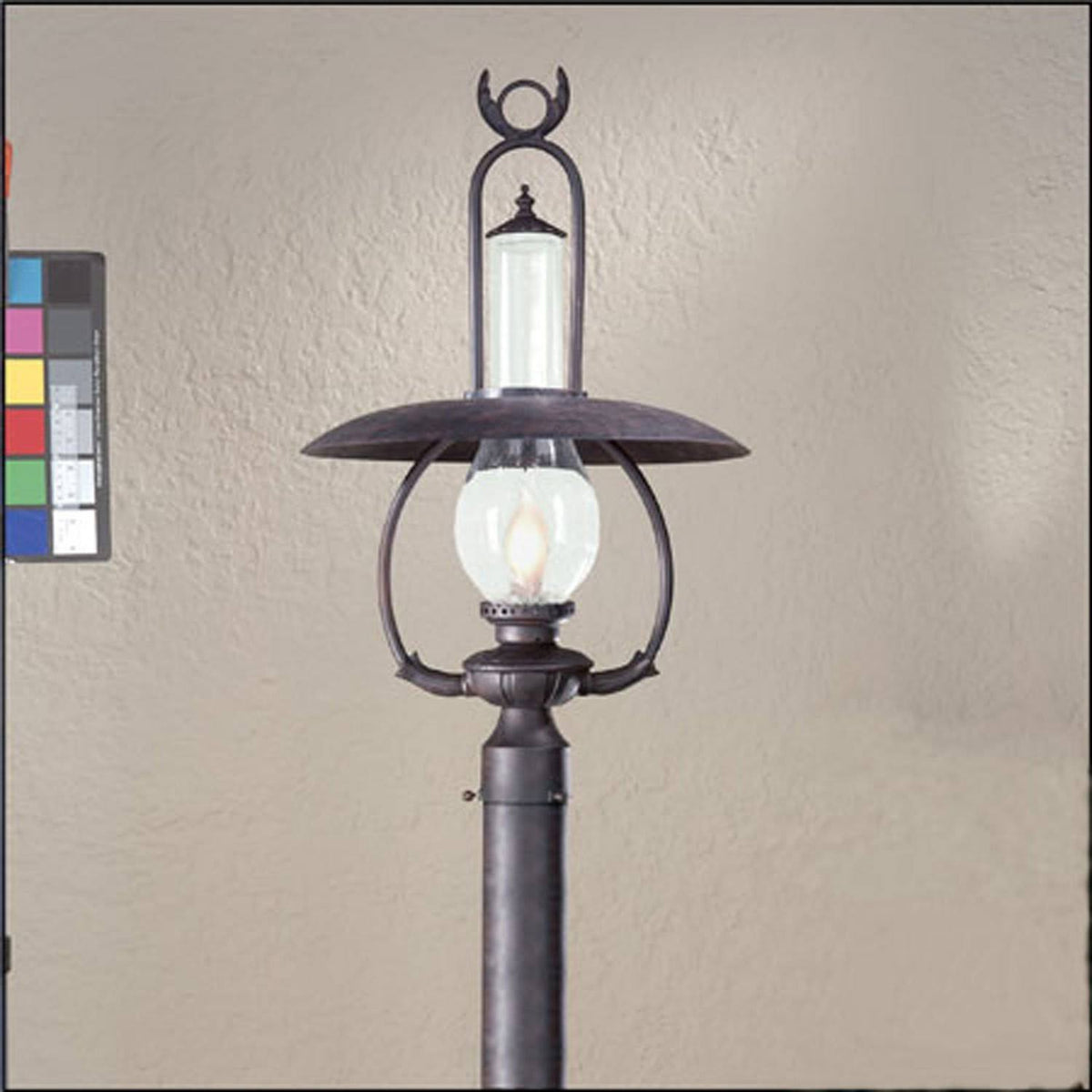 Old Bronze Post Lantern X221