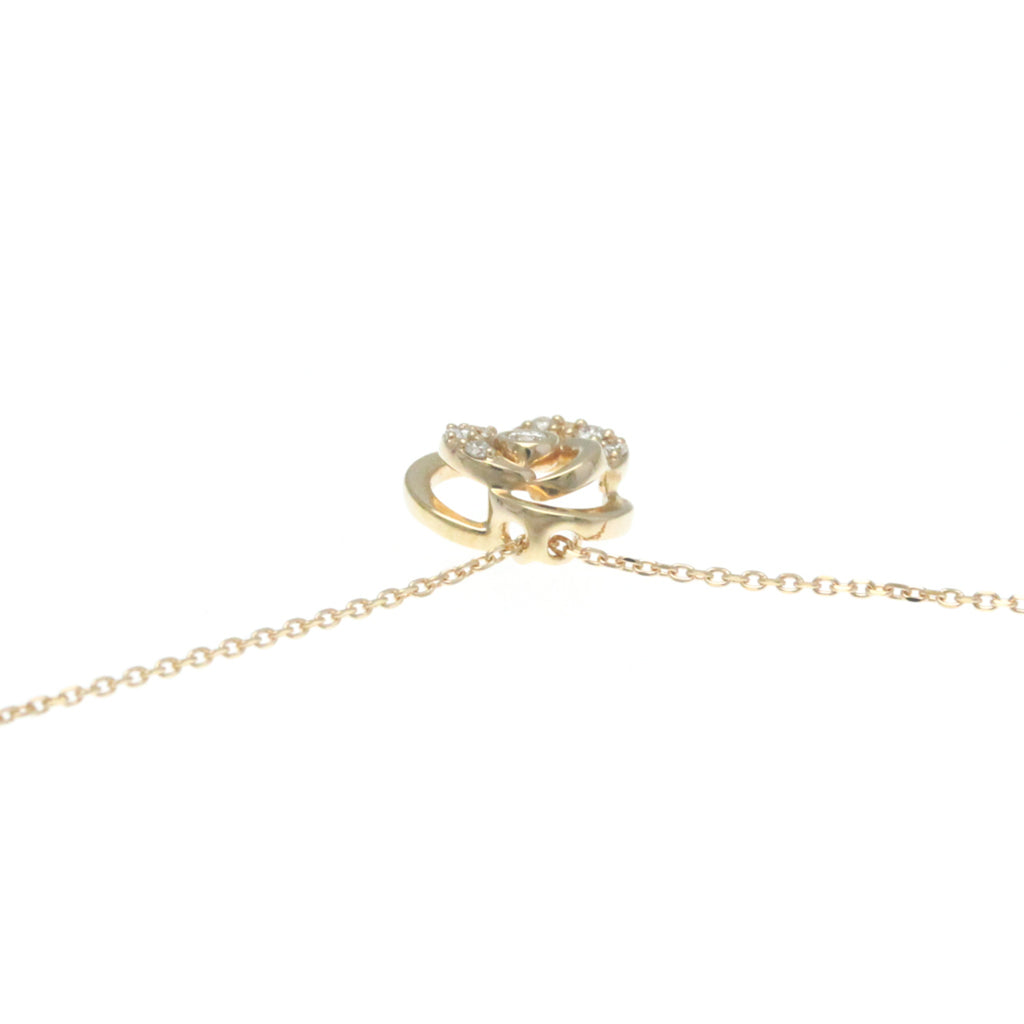Pink Gold Diamond Pendant Necklace H143274