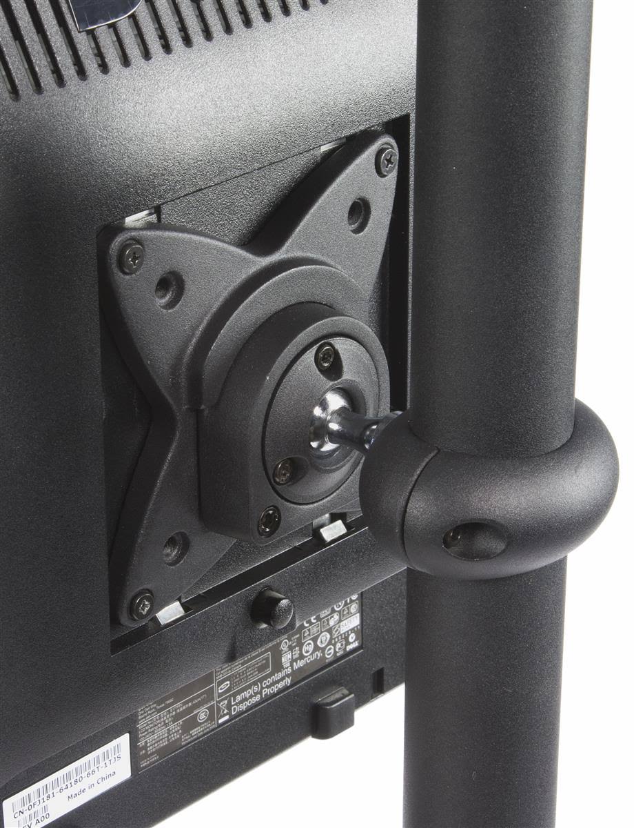 Dual Monitor Desk Stand for 13 to 23 Screens, VESA 100x100, Steel V506496