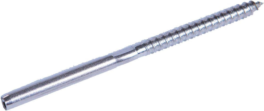 Stainless Steel Hand-Crimp Lag Stud for 1/8 Cable, Lot of 10 O789771