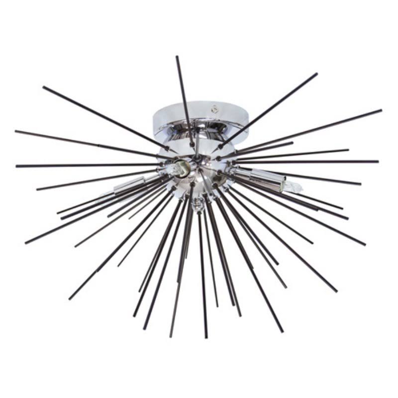 4 Light Flush Mount Gold Vintage Bronze A360602