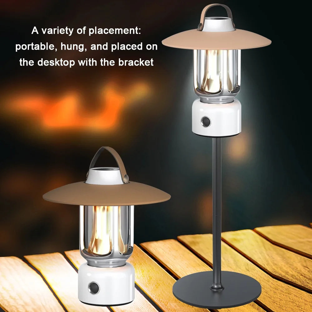 Retro LED Tent Lantern K1299