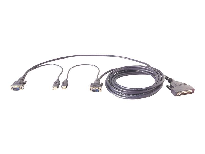 Dual Port KVM Cable - 12 ft S241167