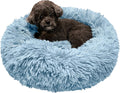 Light Gray Pack of 2 Fluffy Plush Dog Bed K415538