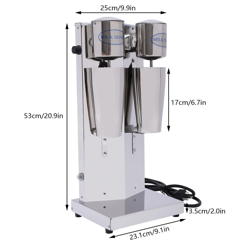 180W Electric Milkshake Maker Mixer 800ml Stainless Steel R13583