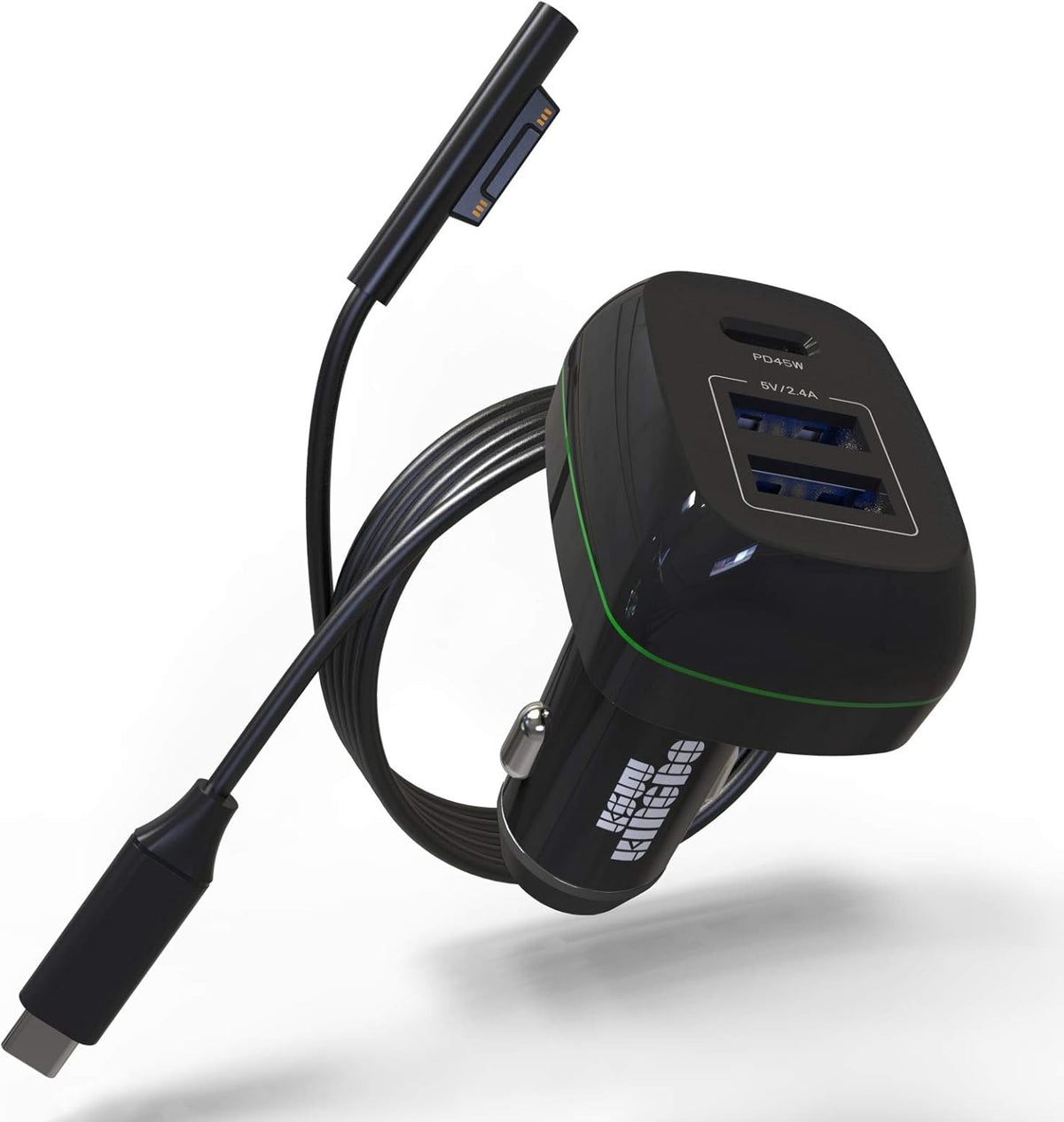 USB C Car Charger with Dual USB Port J107