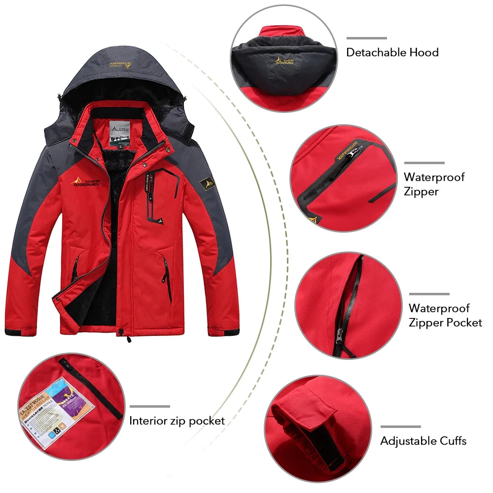 Waterproof Shell Ski Jacket T375
