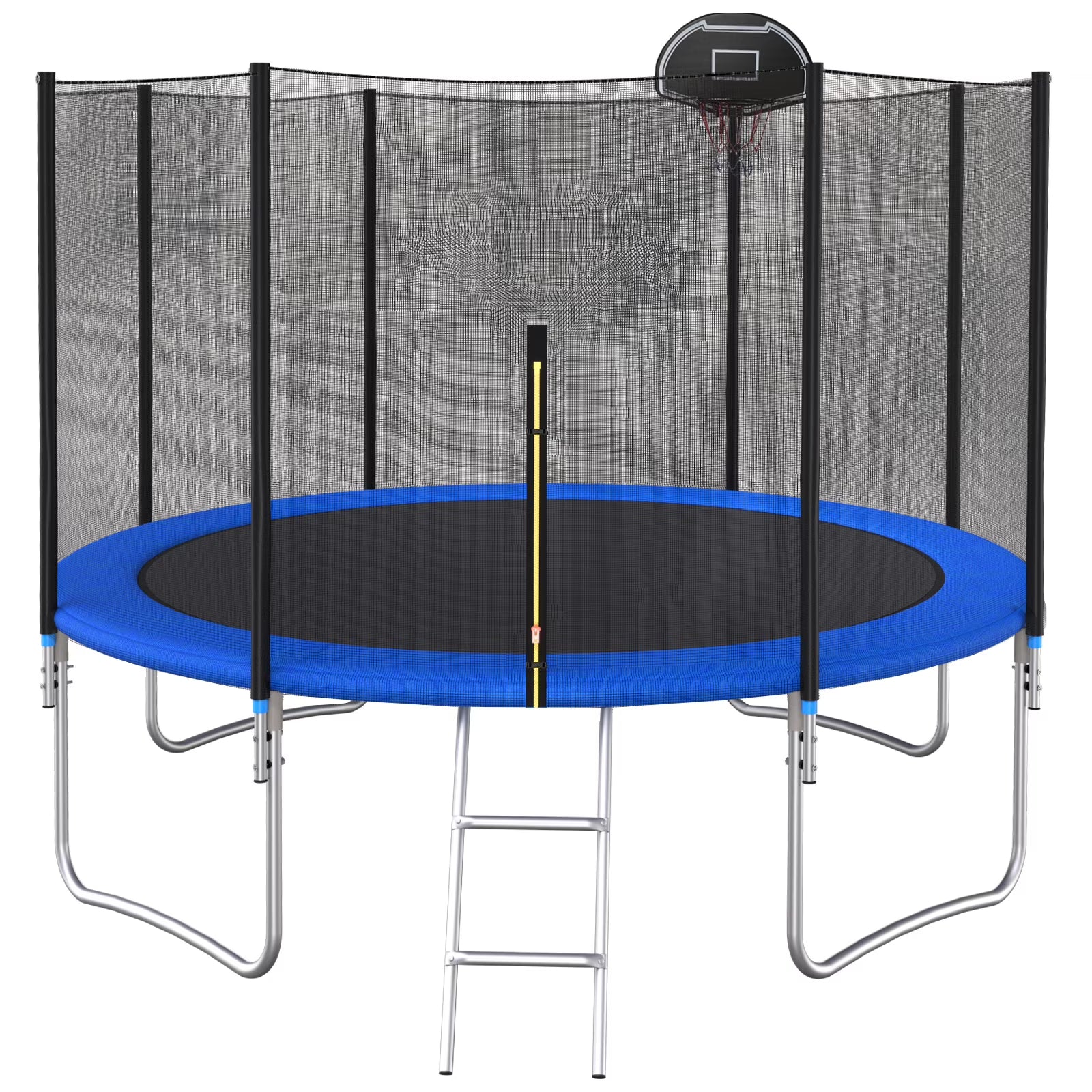 12FT Trampoline with Steel Ladder & 1200lbs Capacity Enclosure Net D98988