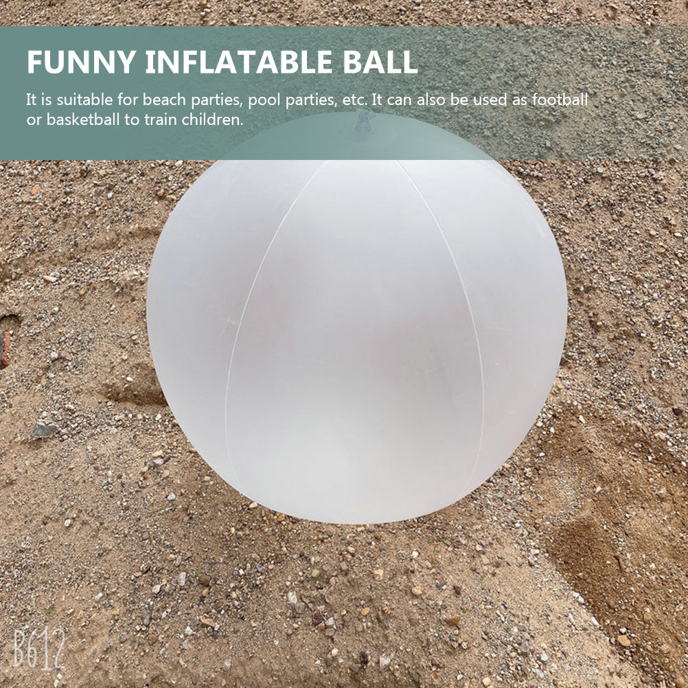 10 Pcs Kids LED Inflatable Ball Game White Pvc C39252
