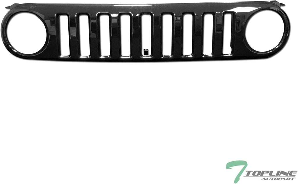 Glossy Black Vertical Front Grille C6987