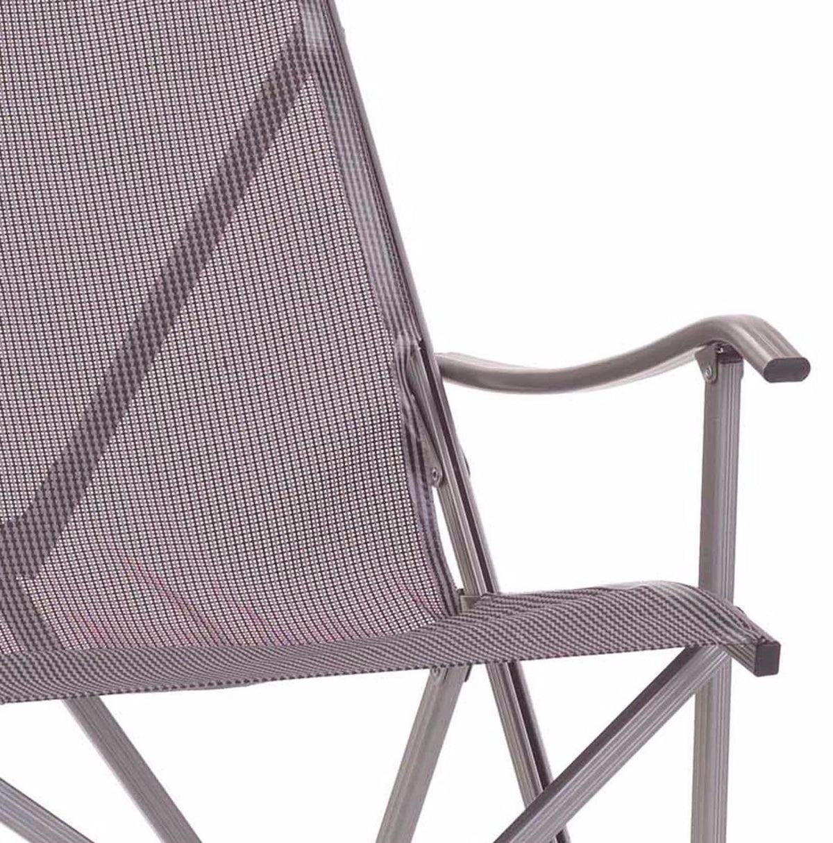 Gray Sling Chair with Drink Holder H569