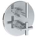 Vintage Brass Wall Mounted Thermostatic Shower Trim O275