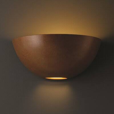 Matte Black LED Half Moon Light B4172