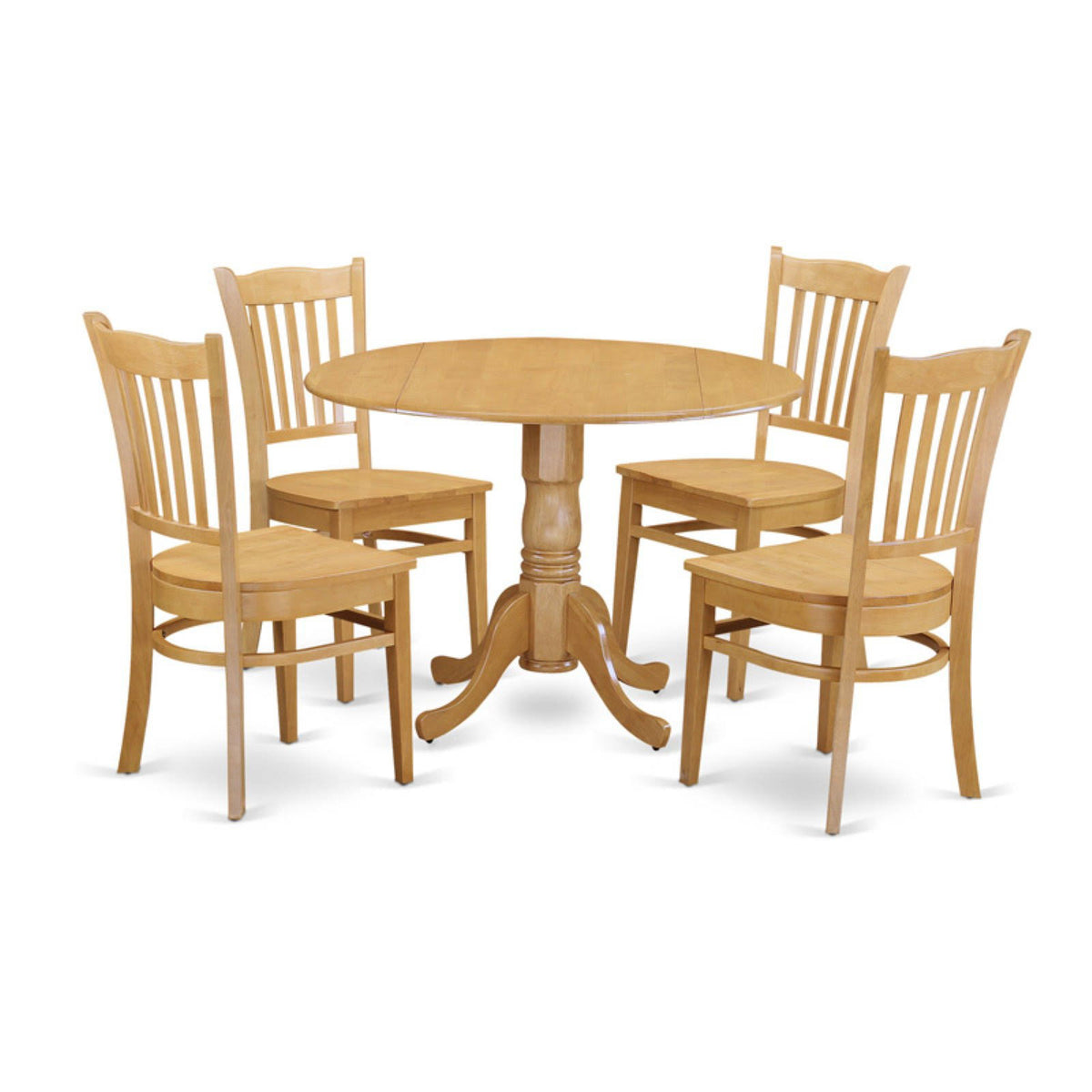 5 Piece Kitchen Table and 4 Chairs Set J468656