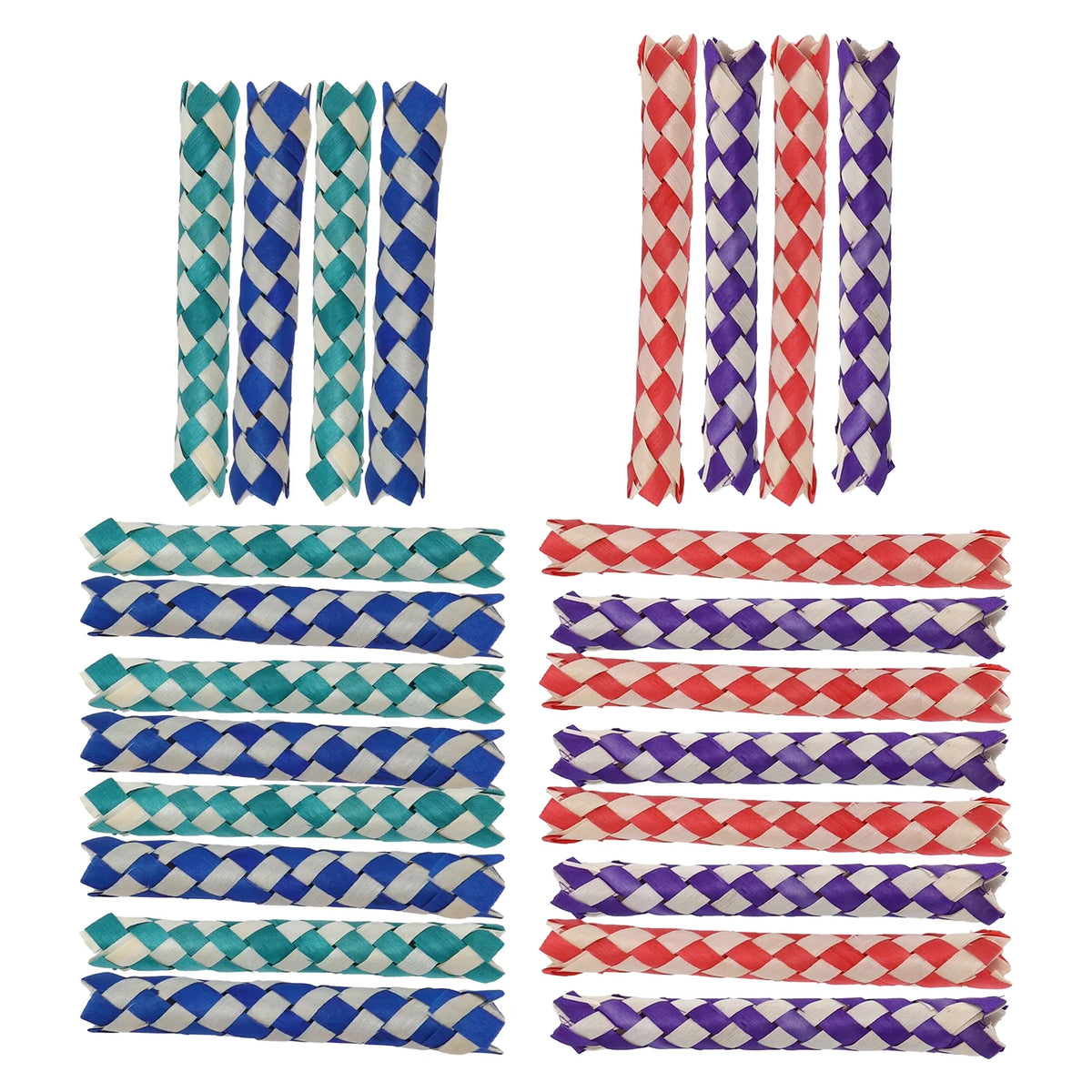 24pcs Chinese Bamboo Finger Traps Toy W547636