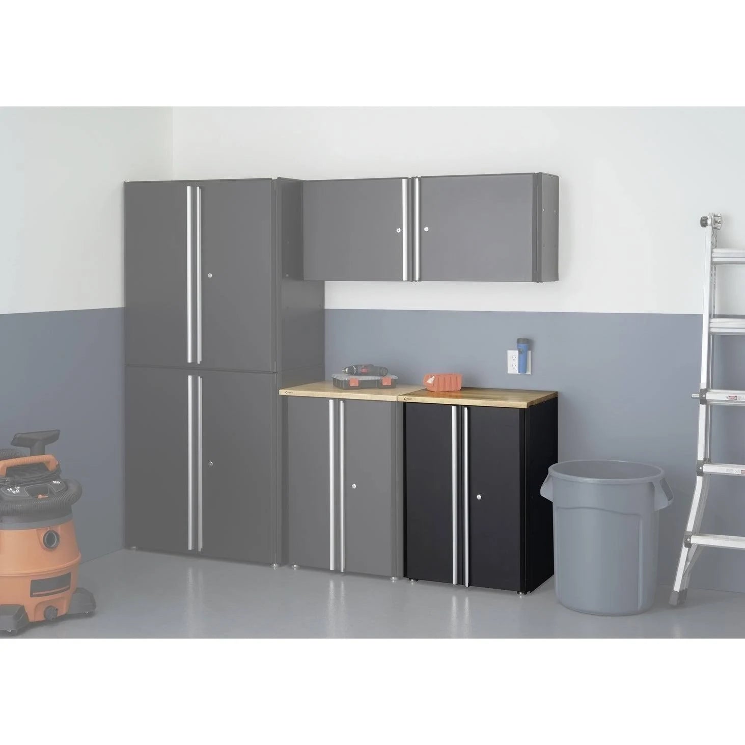 Black Garage Base Cabinet X863