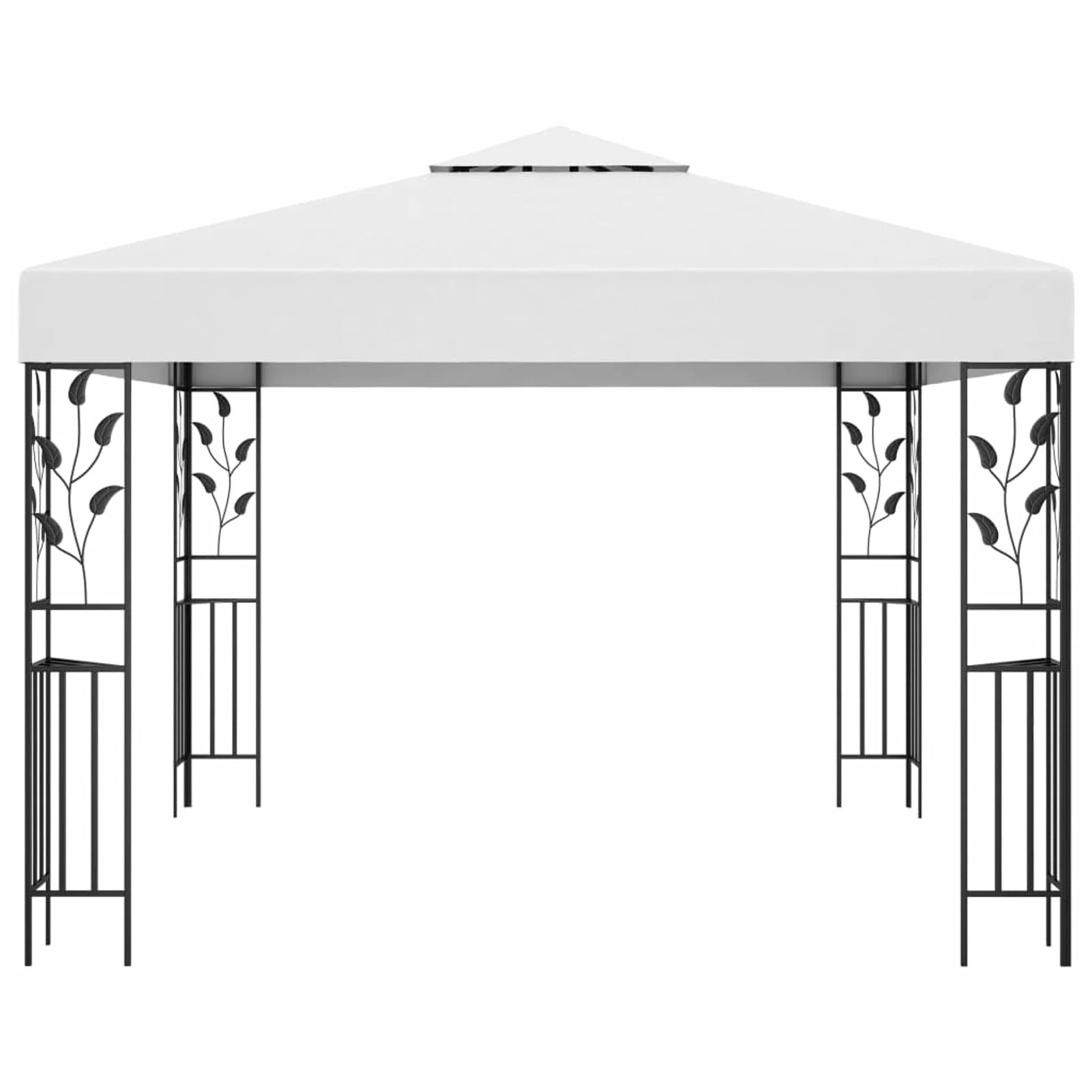 Party Tent Outdoor Gazebo Canopy Sun Shade Shelter Steel Frame White W643