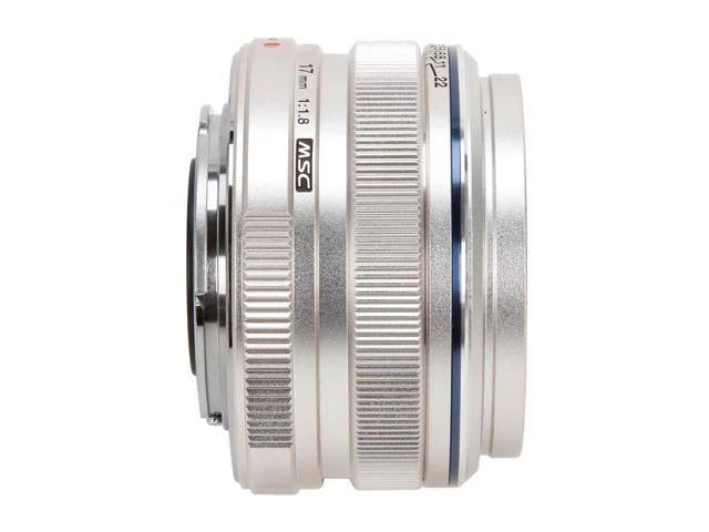 Silver Wide-Angle Prime Lens for Micro Four-Thirds Interchangeable Lens Cameras J706689