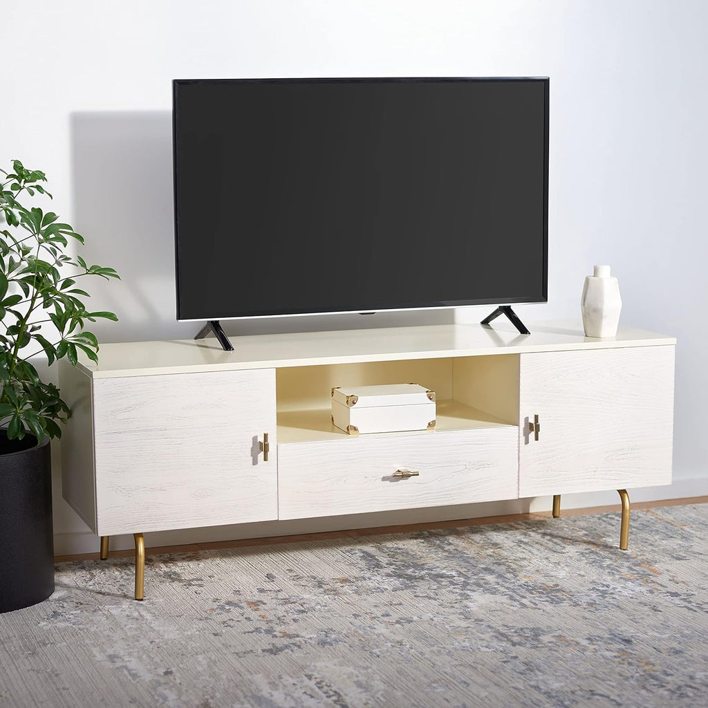 Black/Walnut Media Stand E1041