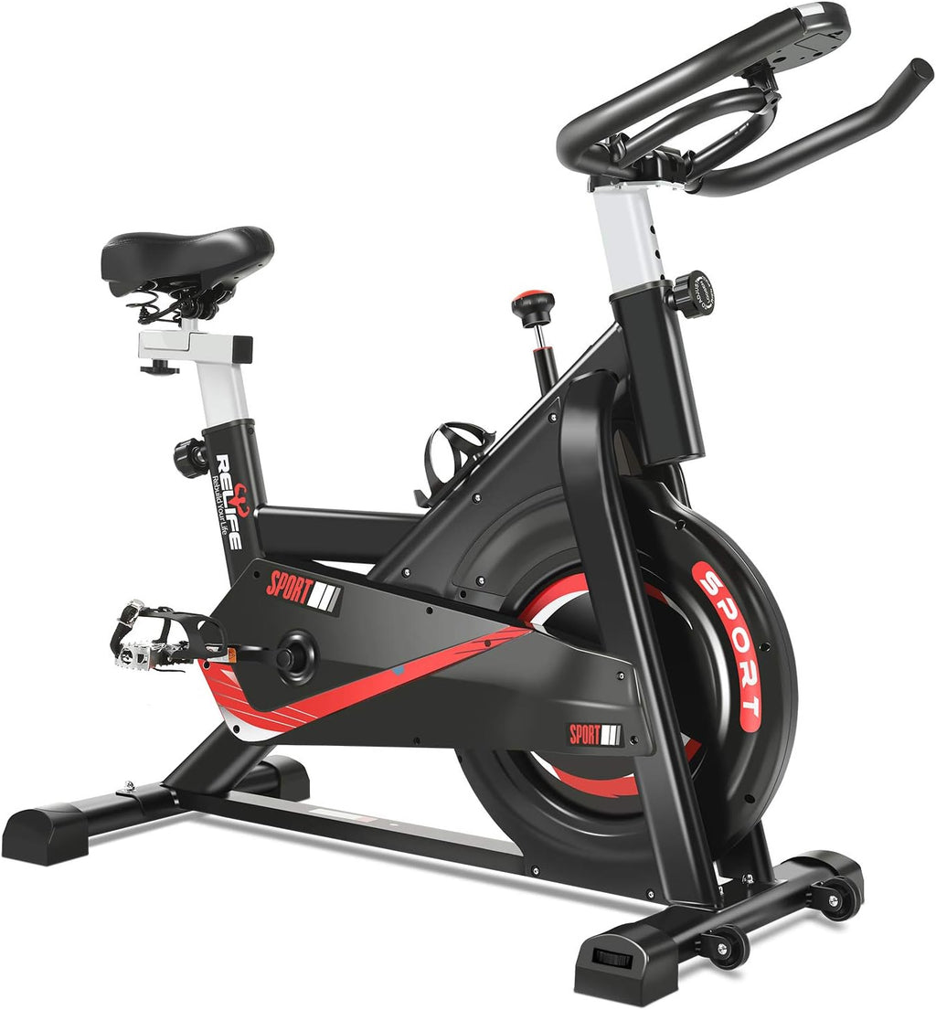 Exercise Bike Indoor Cycling Bike Stationary Flywheel Bicycle with Resistance X684661