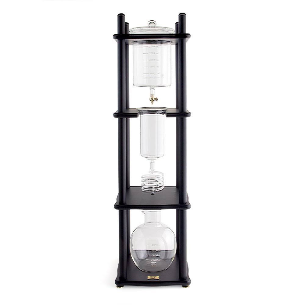 25 Cup Cold Drip Maker Black Wood Frame W21199