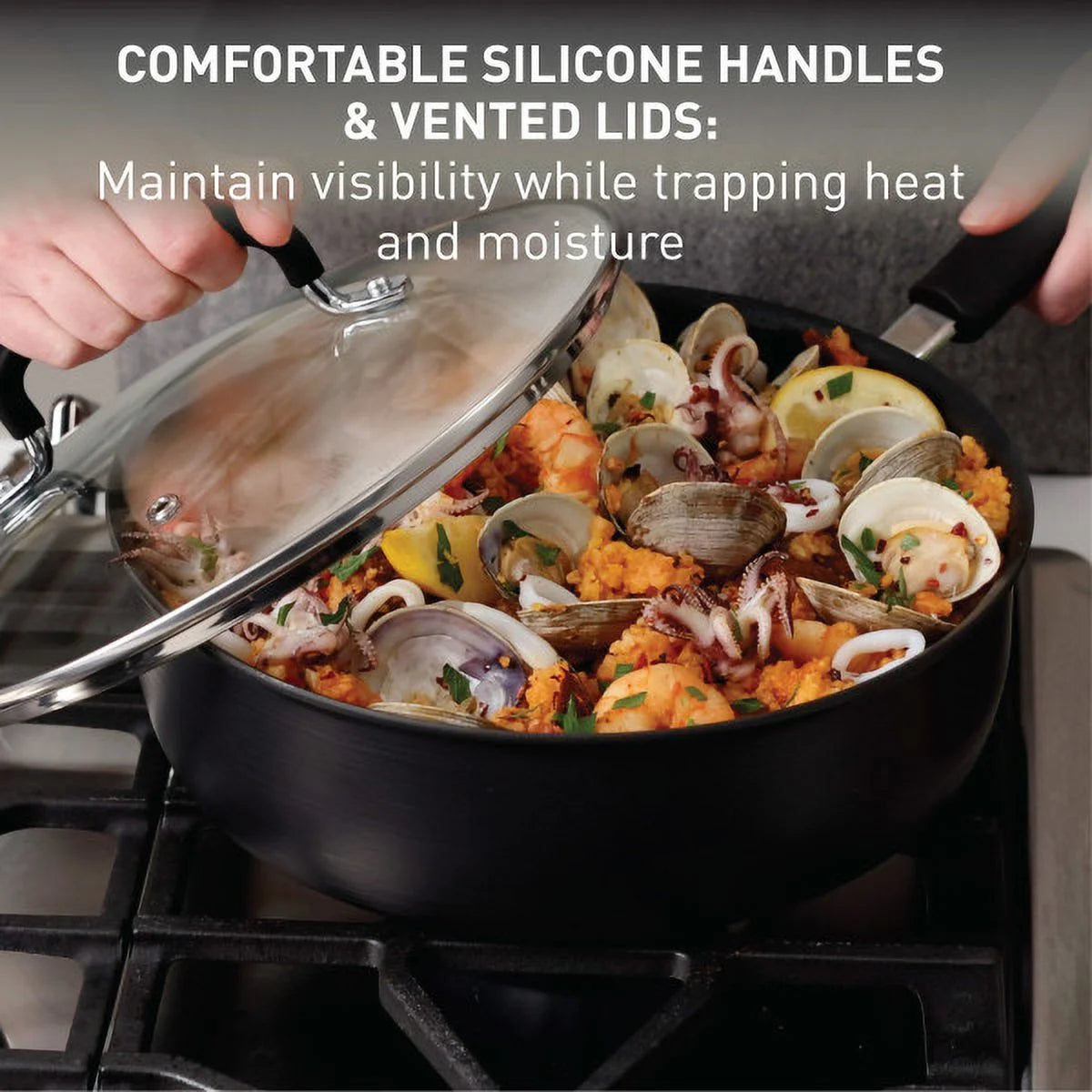 5 Qt. Hard Anodized Non-Stick Cookware E603