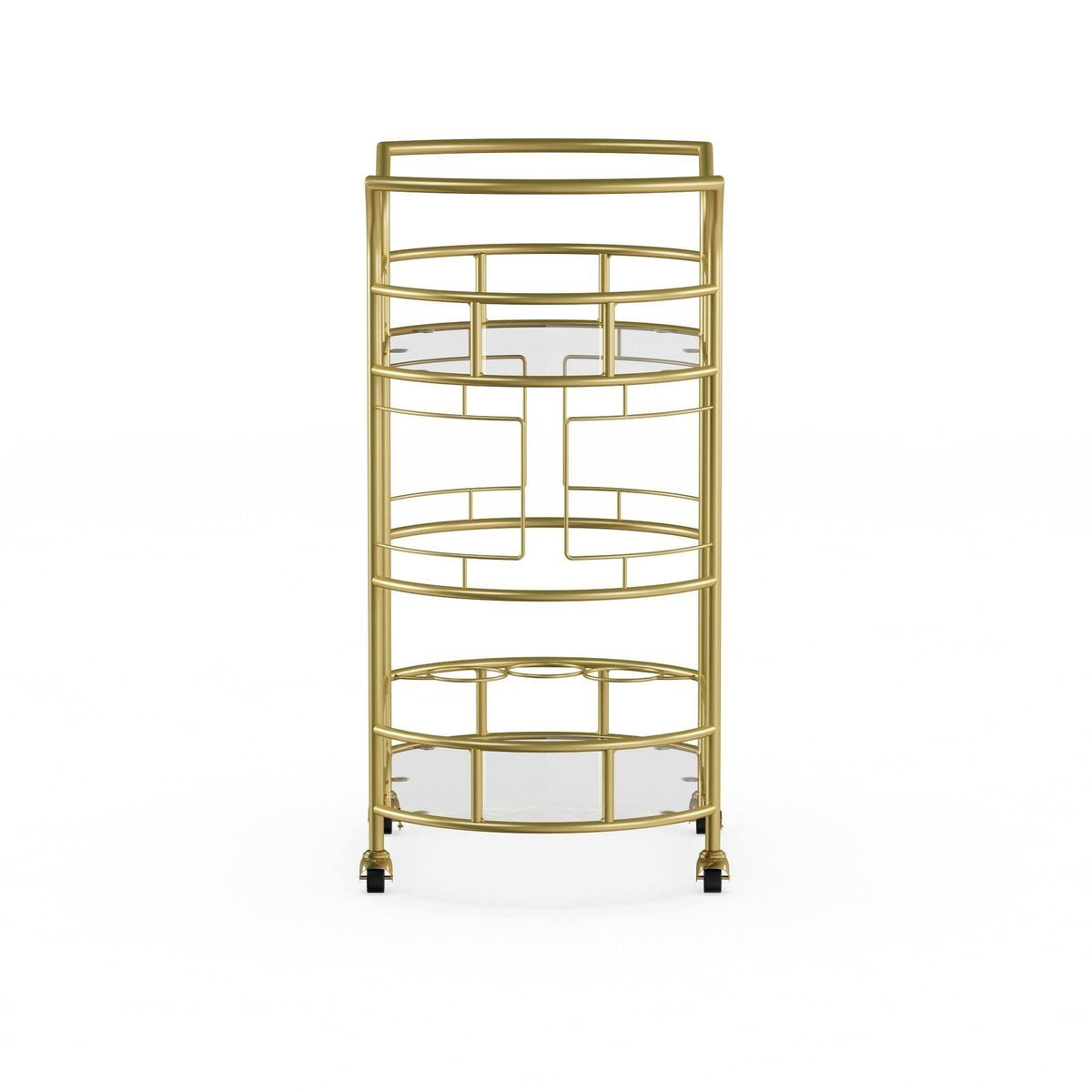 Gold 2-Tier Bar Cart T829452