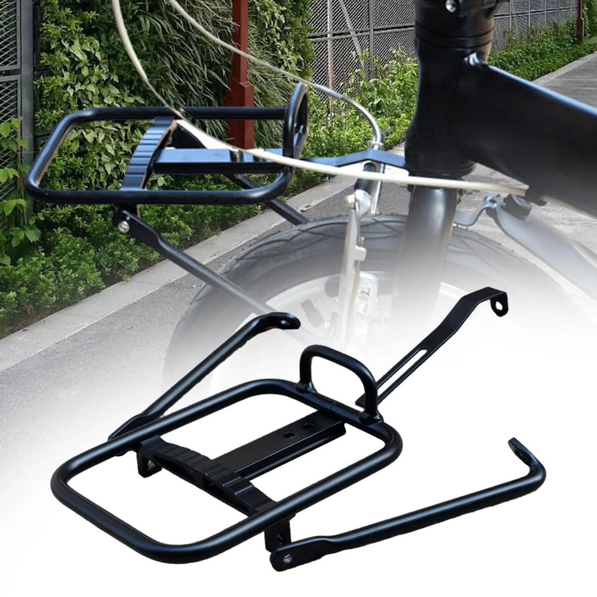 Black Bicycle Cargo Rack O216
