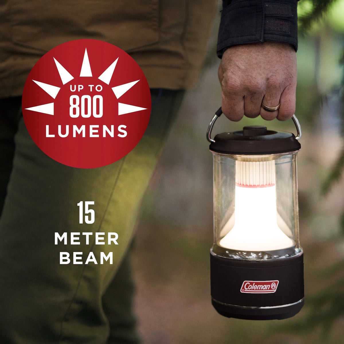 Black LED Lantern C608096