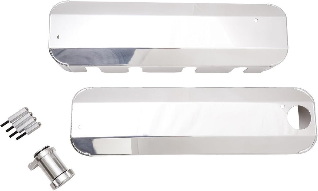 Polished LS1 Fabricated Coil Cover with Oil Filler I91480
