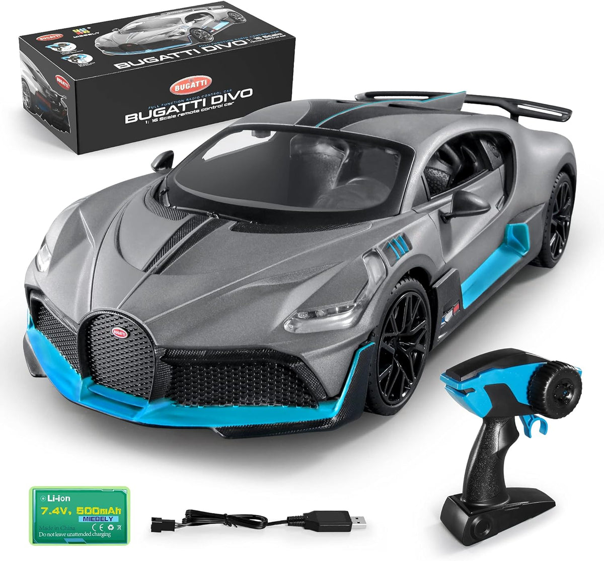 1/16 Scale Remote Control Car with Lights X887480
