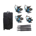 Fresnel Tungsten Spot Video 4-Light Set, 650W, 300W, 150W P2682