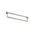 24-Inch Double Bathroom Towel Bar, Vibrant Brushed Nickel P7448