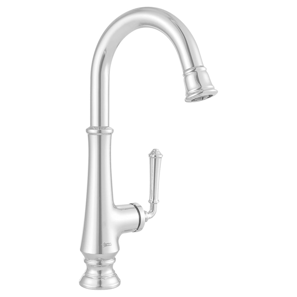 Polished Chrome Single Handle Pull-Down Spray Bar Faucet D5076